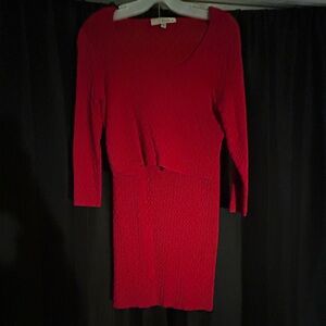 2 Piece Red Skirt Set.